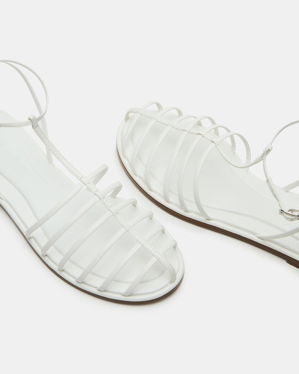 MARIN White Flat Strappy Fisherman Sandal | Steve Madden online