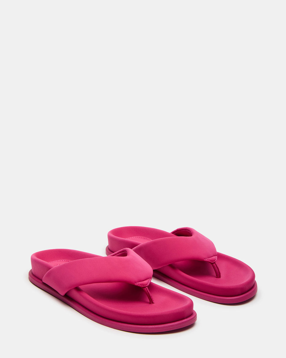 ZINNIA Pink Women's Thong Footbed Sandal | Steve Madden Sale