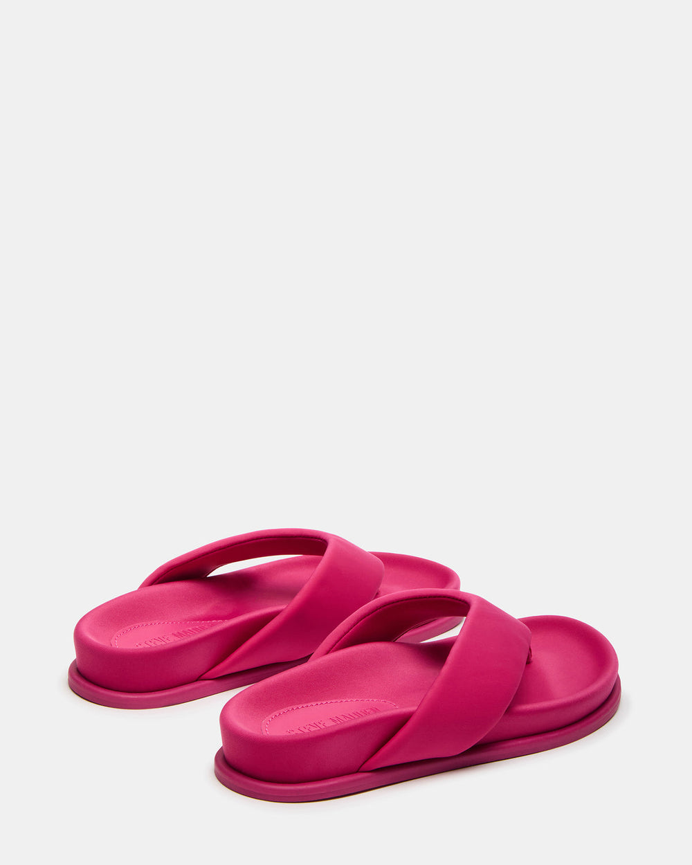ZINNIA Pink Women's Thong Footbed Sandal | Steve Madden Sale
