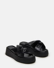 CYRIX Black Women's Platform Slide Sandal | Steve Madden for Sale