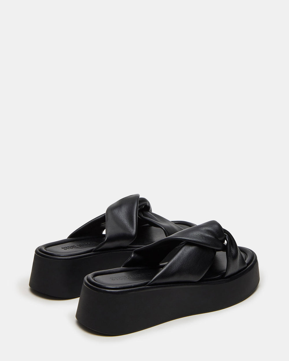 CYRIX Black Women's Platform Slide Sandal | Steve Madden for Sale