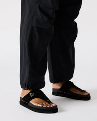 THONA Black Suede Women's Flatform Thong Sandal | Steve Madden near me