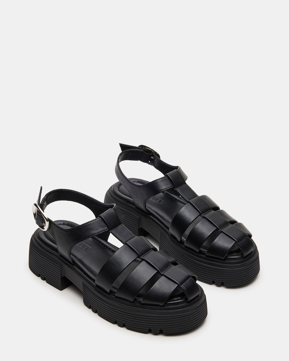 BASS Black Platform Fisherman Women's Sandal | Steve Madden on Sale