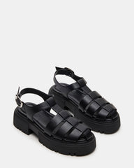 BASS Black Platform Fisherman Women's Sandal | Steve Madden on Sale