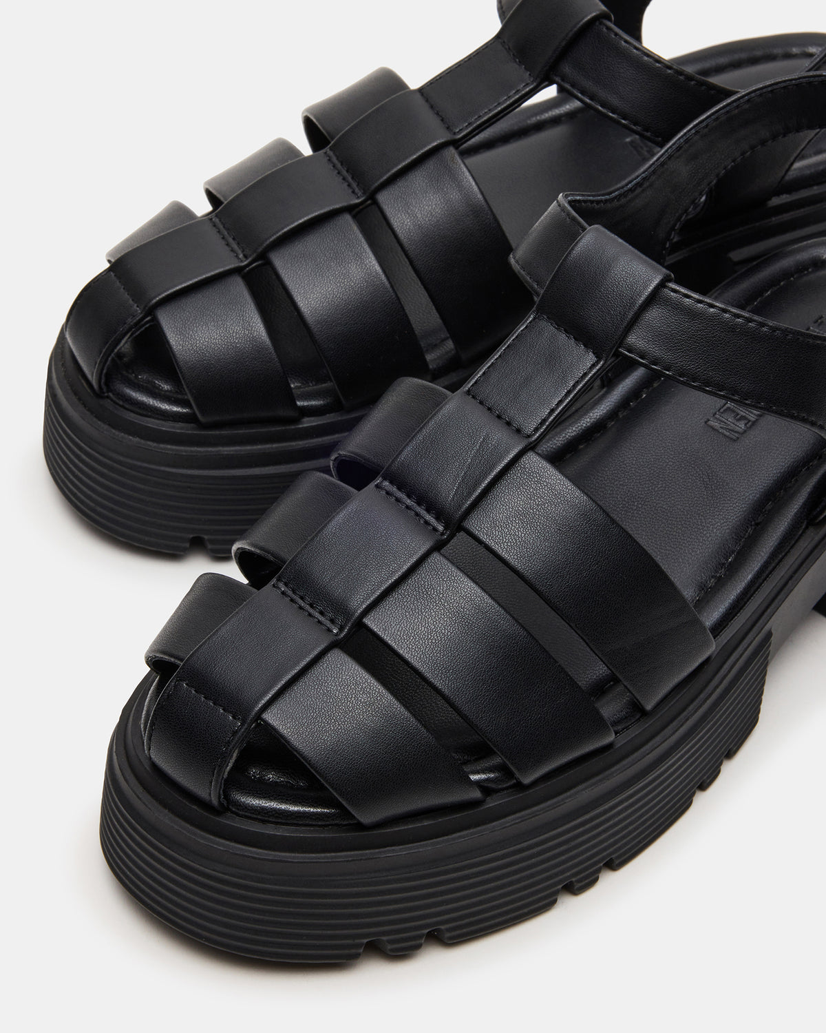 BASS Black Platform Fisherman Women's Sandal | Steve Madden on Sale