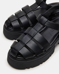 BASS Black Platform Fisherman Women's Sandal | Steve Madden on Sale
