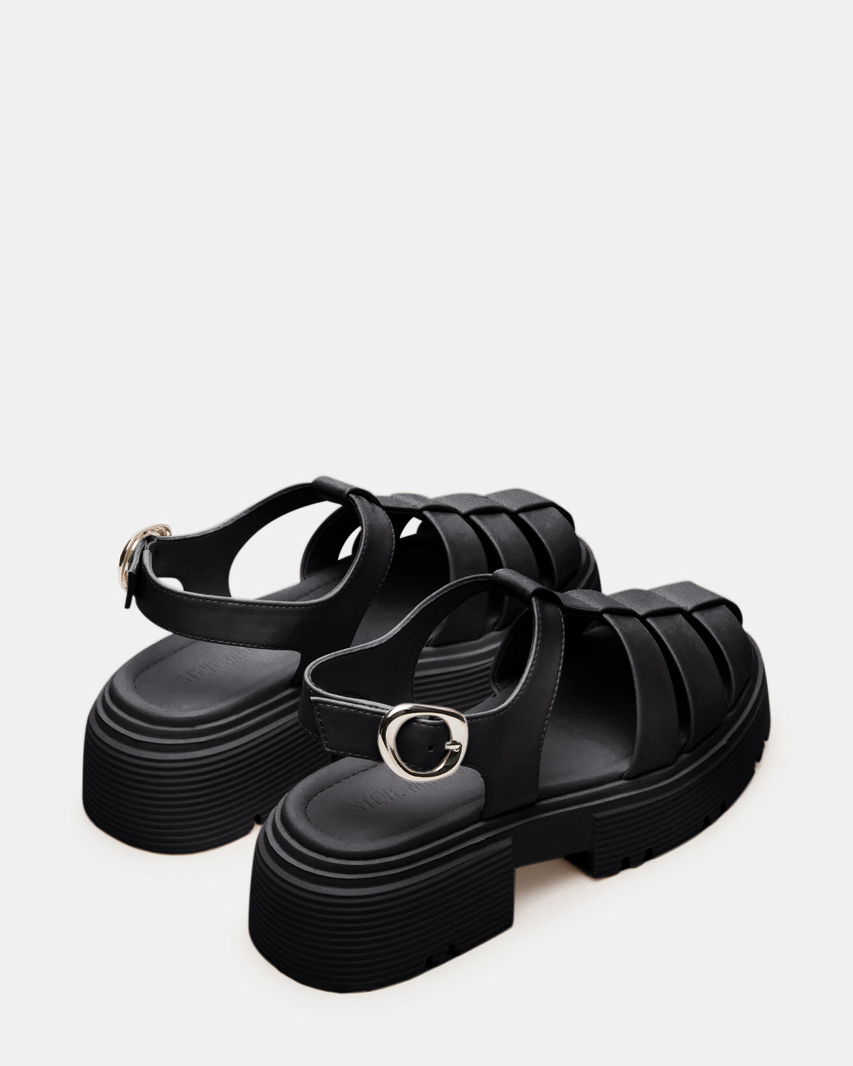 BASS Black Platform Fisherman Women's Sandal | Steve Madden on Sale