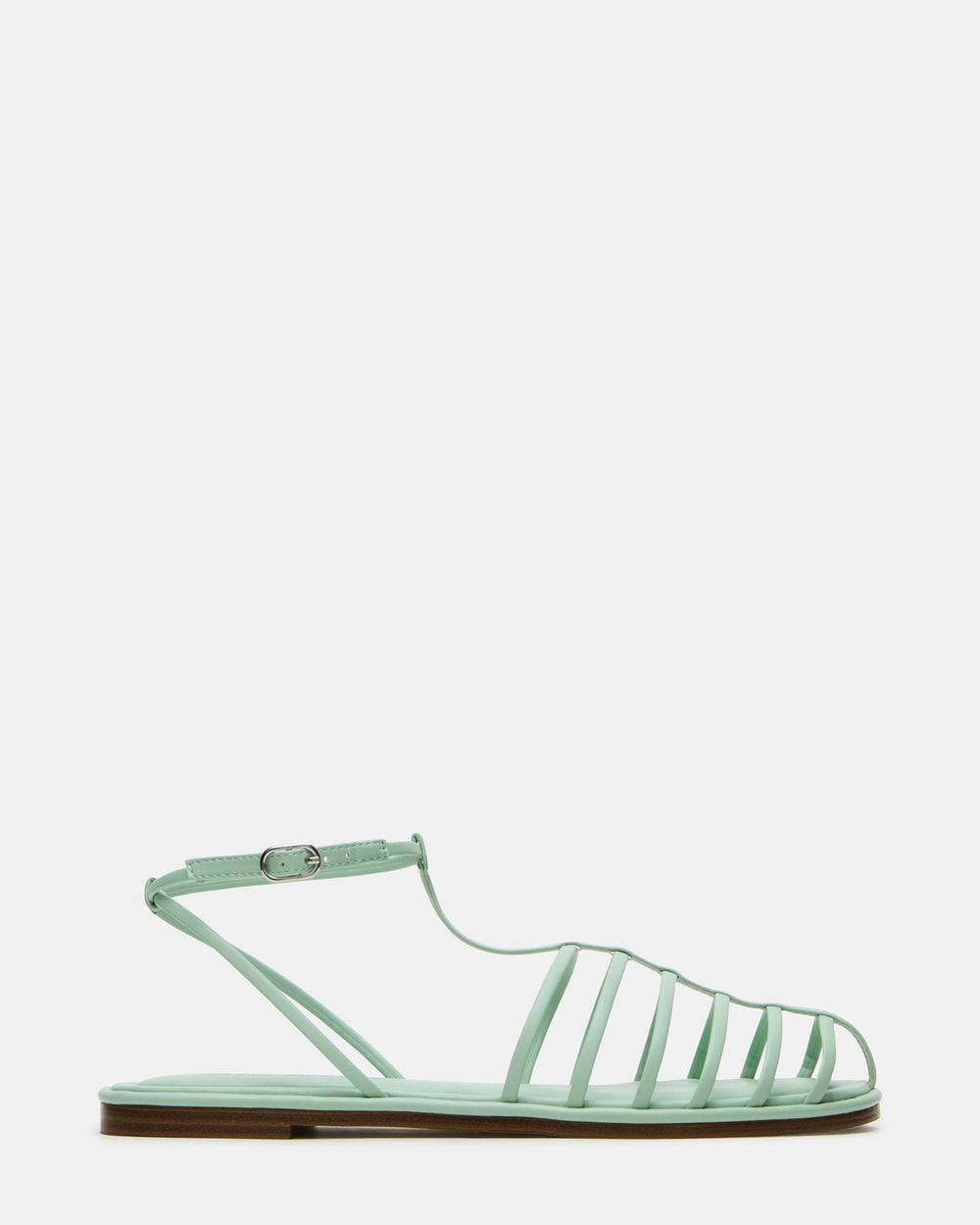 MARIN Pistachio Flat Strappy Fisherman Sandal | Steve Madden for Sale