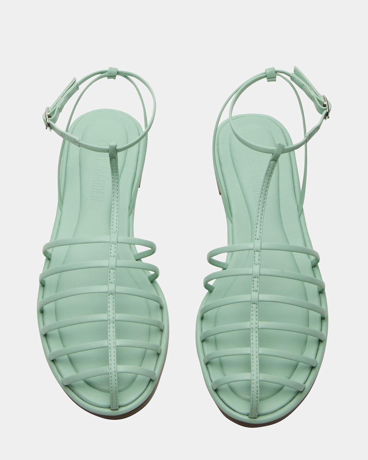 MARIN Pistachio Flat Strappy Fisherman Sandal | Steve Madden for Sale