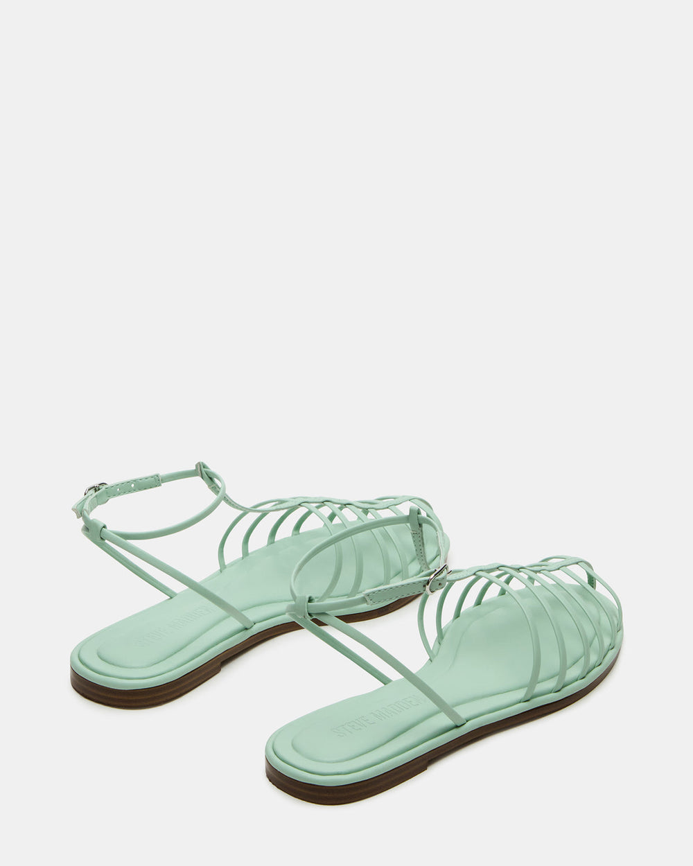 MARIN Pistachio Flat Strappy Fisherman Sandal | Steve Madden for Sale