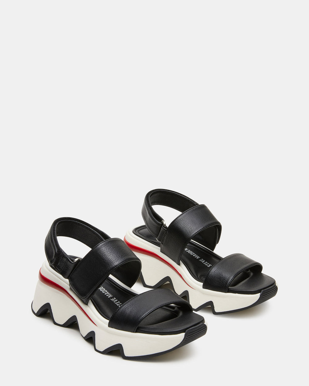 LOCHAN Black Platform Flatform Strappy Women's Sandal | Steve Madden near me