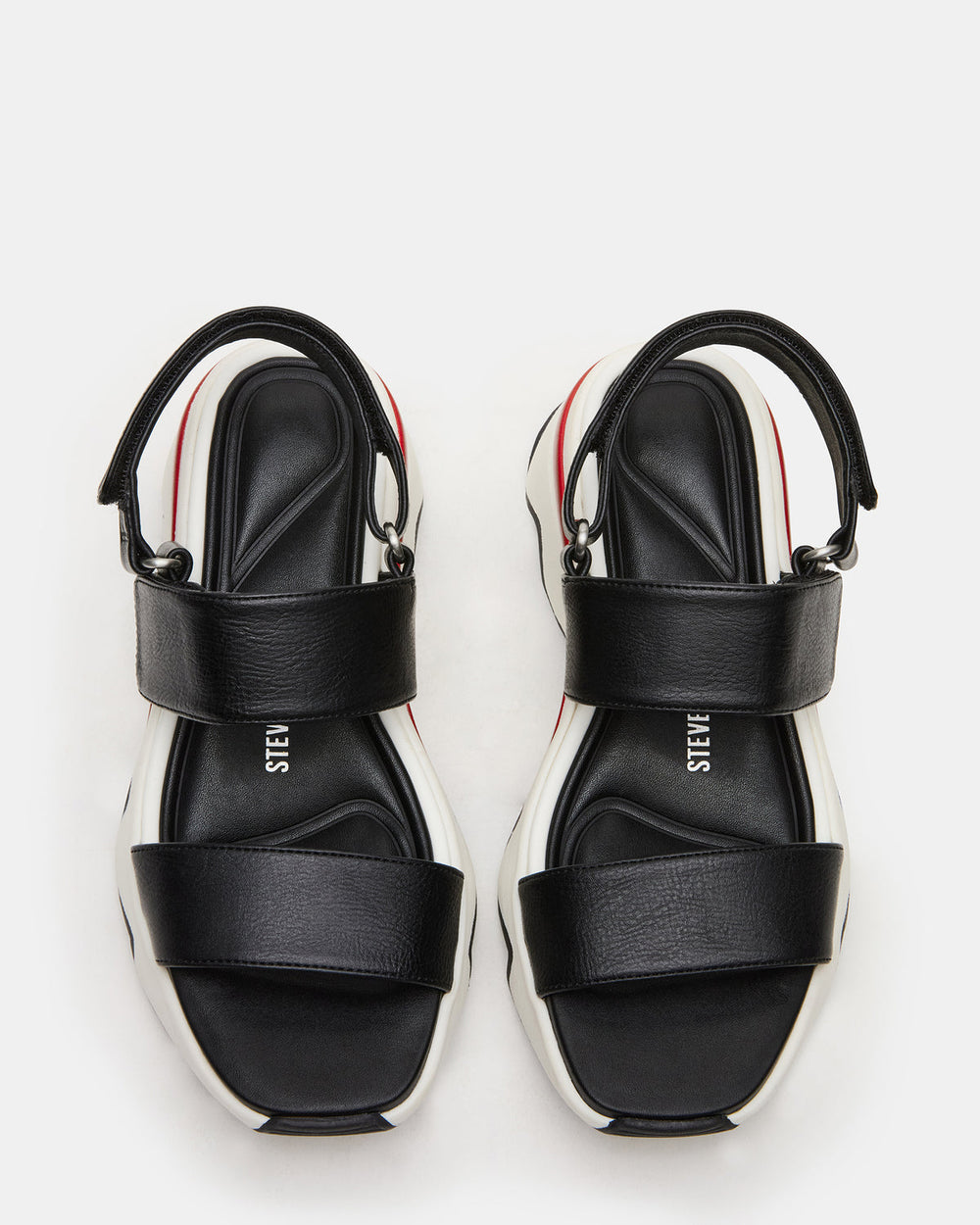LOCHAN Black Platform Flatform Strappy Women's Sandal | Steve Madden near me