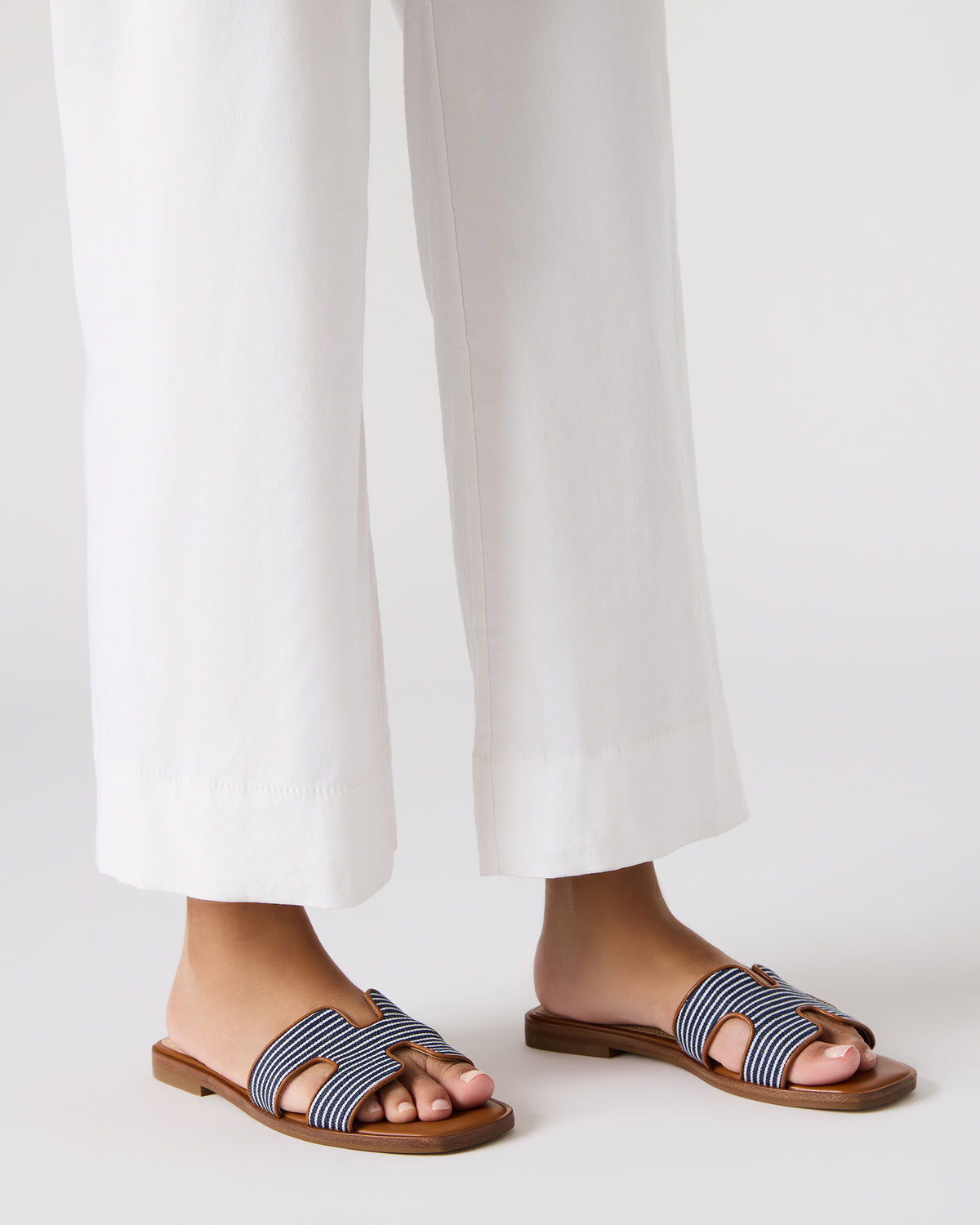 HADYN Navy Multi Sandal | Women's Designer Sandals | Steve Madden Sale