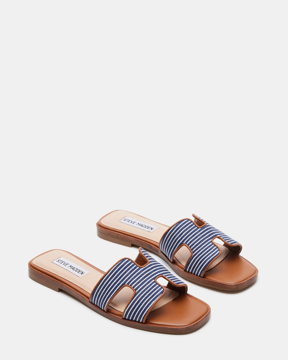 HADYN Navy Multi Sandal | Women's Designer Sandals | Steve Madden Sale