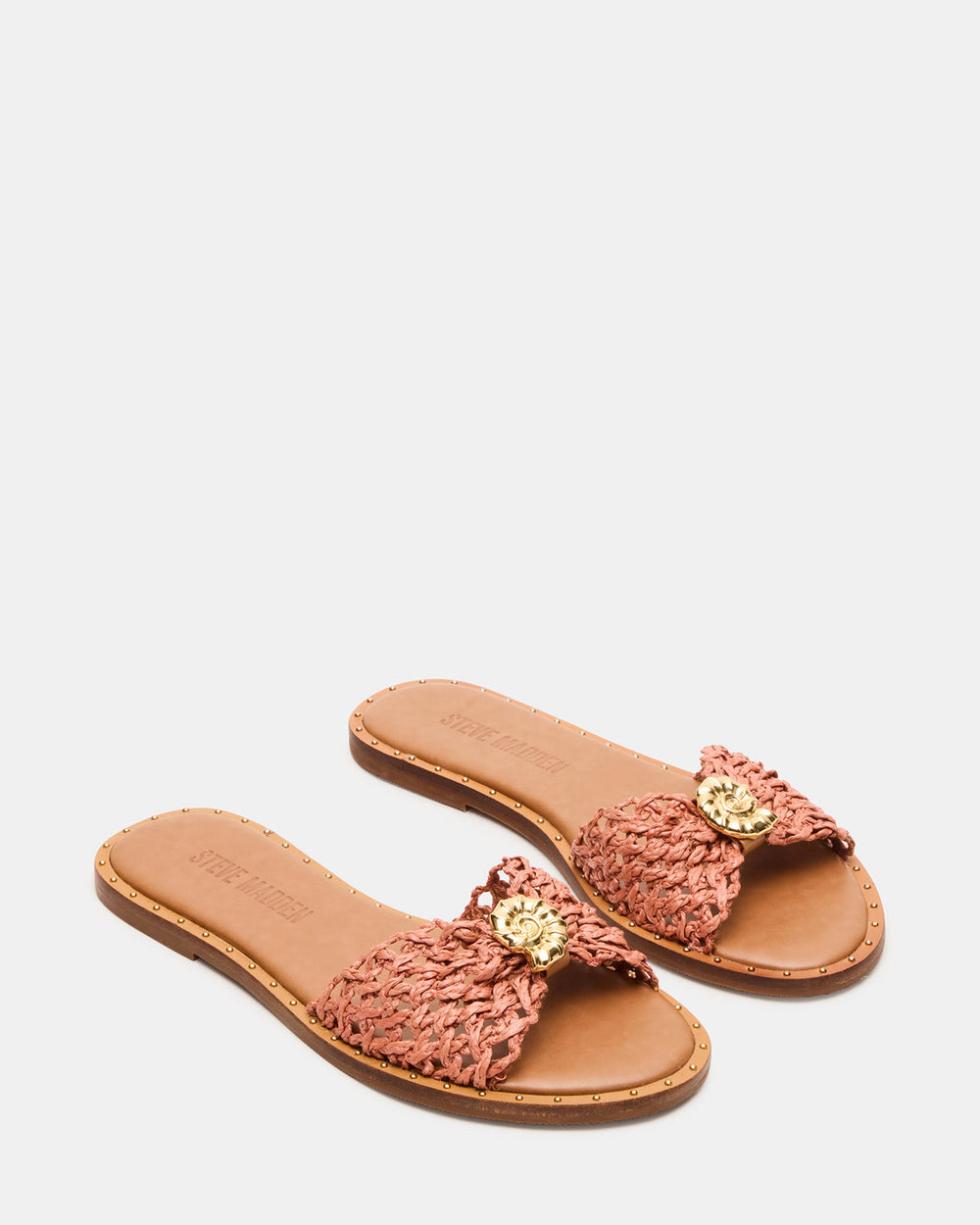 DIPSY Terracotta Conch Slide Rounded Toe Women's Sandal | Steve Madden near me