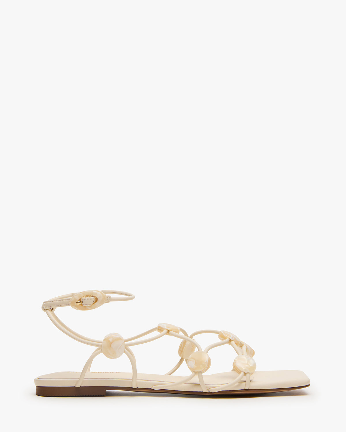 TIDES Pearl Strappy Square-Toe Women's Sandal | Steve Madden Sale