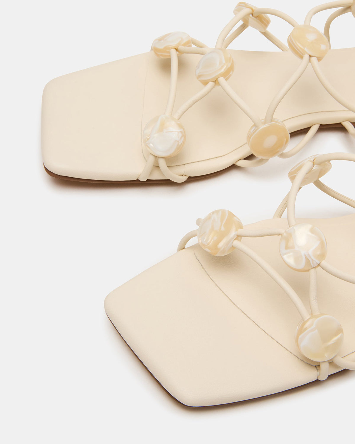 TIDES Pearl Strappy Square-Toe Women's Sandal | Steve Madden Sale