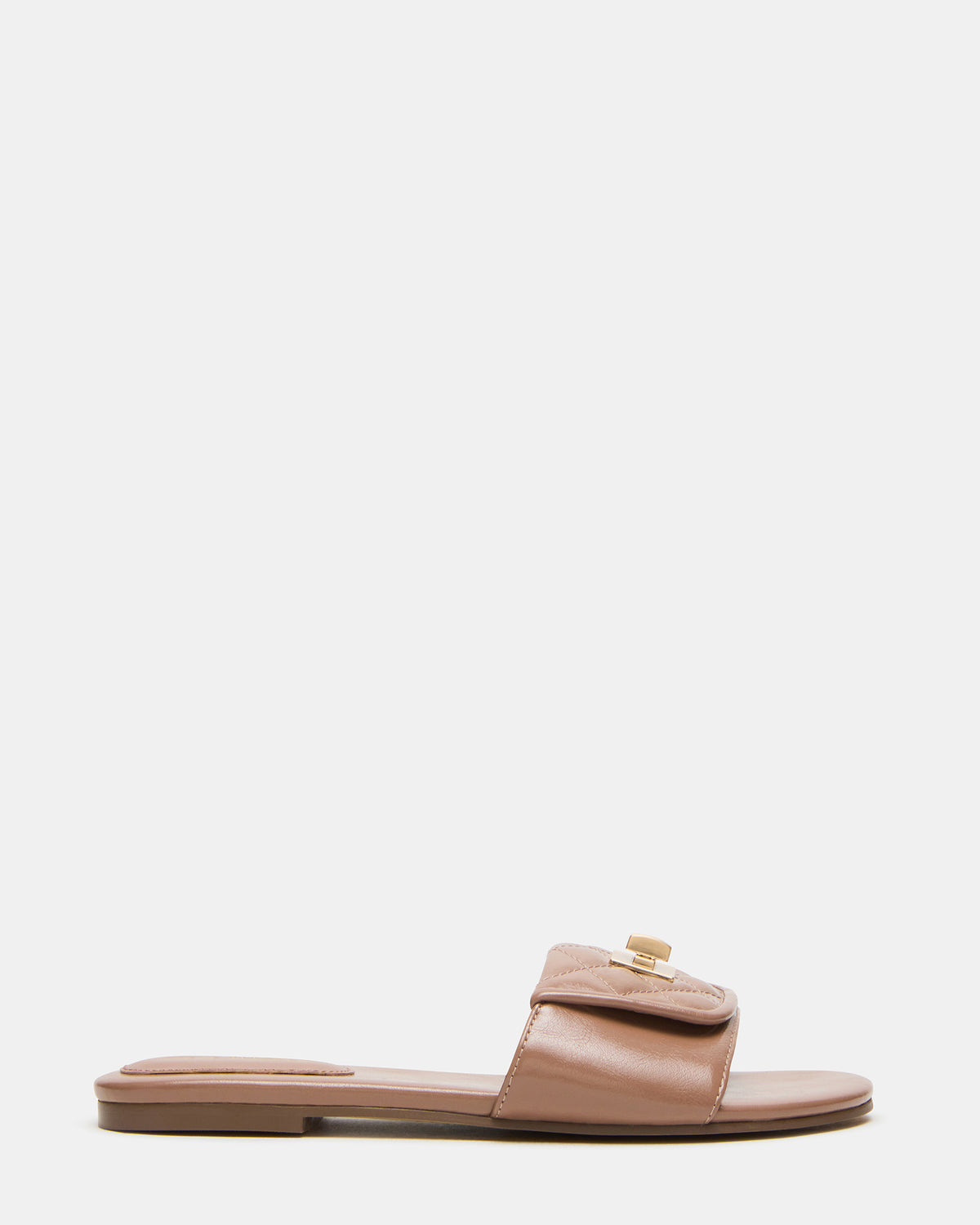 MORELAND Mocha Quilted Slide Women's Sandal | Steve Madden online