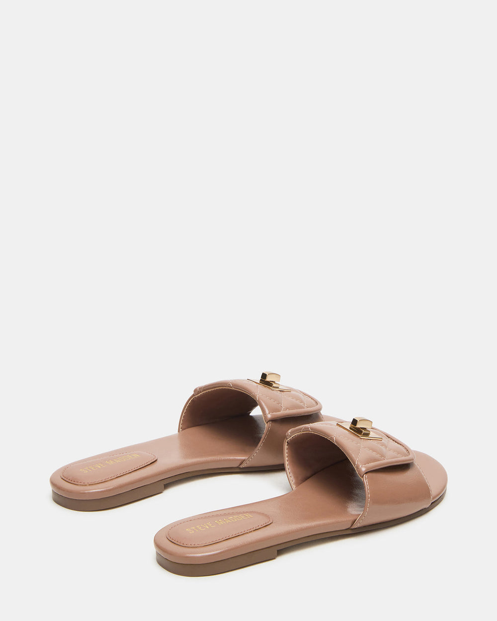MORELAND Mocha Quilted Slide Women's Sandal | Steve Madden online