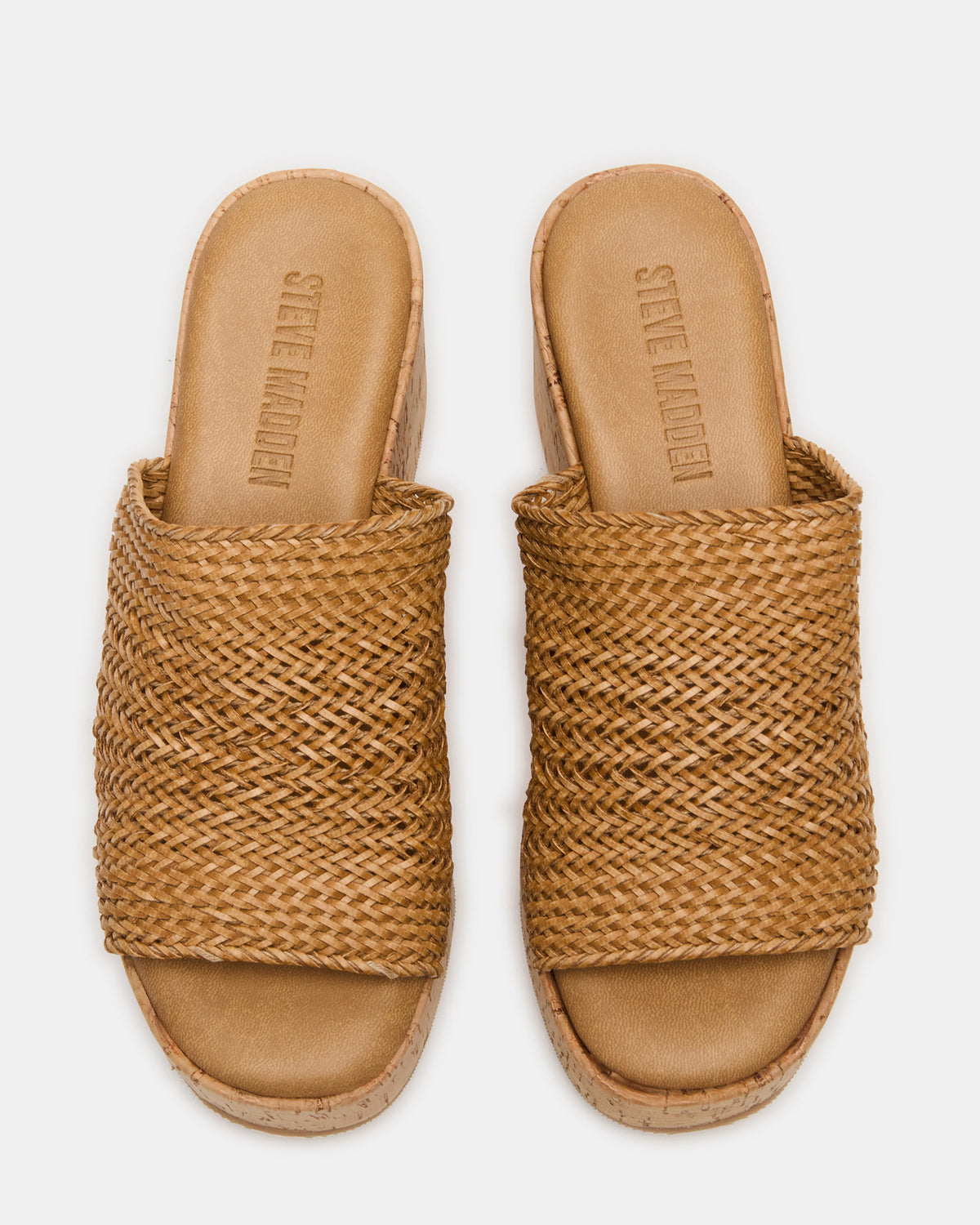 COASTAL Raffia Platform Wedge Mule Women's Sandal | Steve Madden outlet