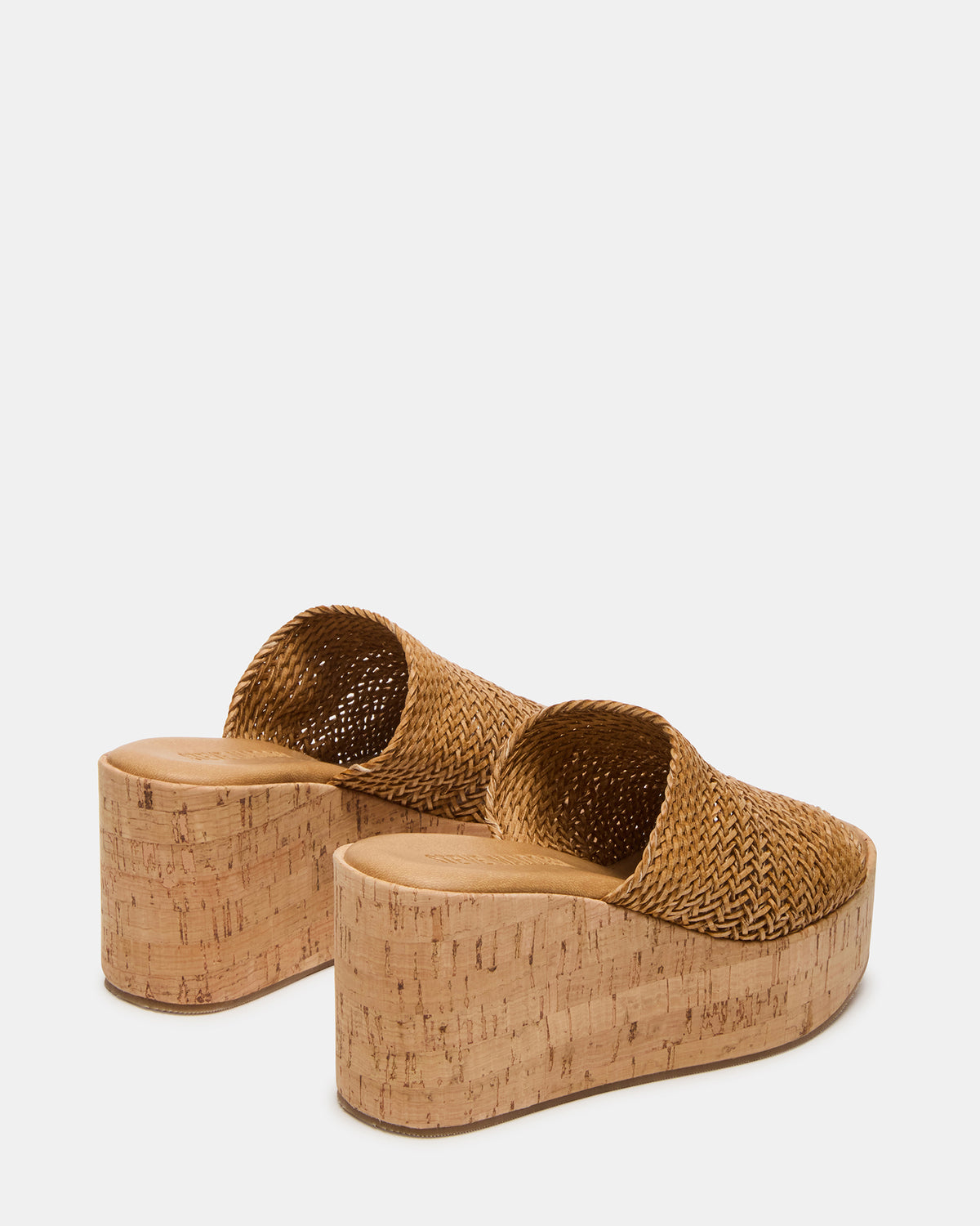COASTAL Raffia Platform Wedge Mule Women's Sandal | Steve Madden outlet