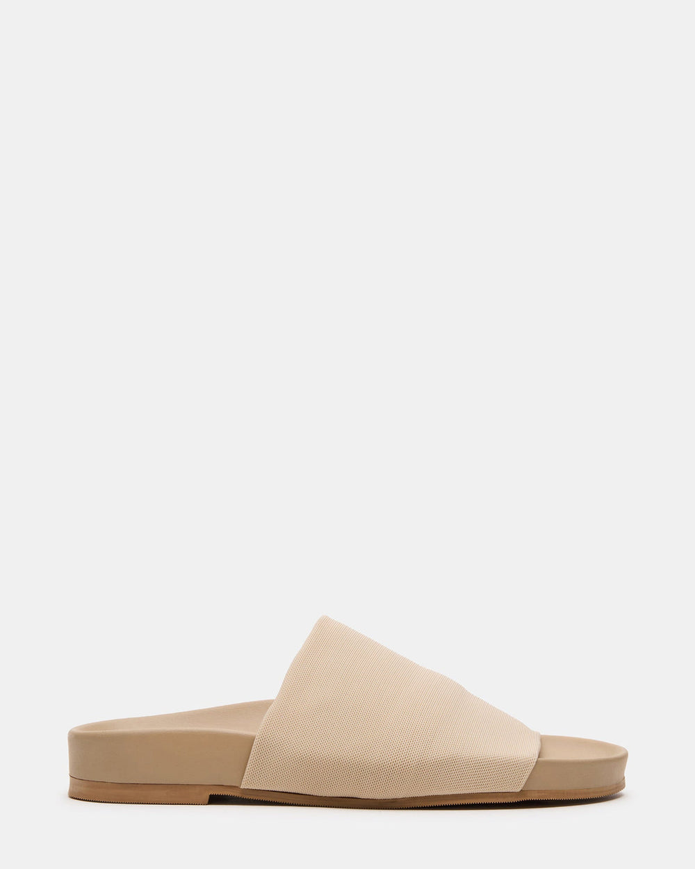 SANSA Tan Flatform Footbed Slide Women's Sandal | Steve Madden online