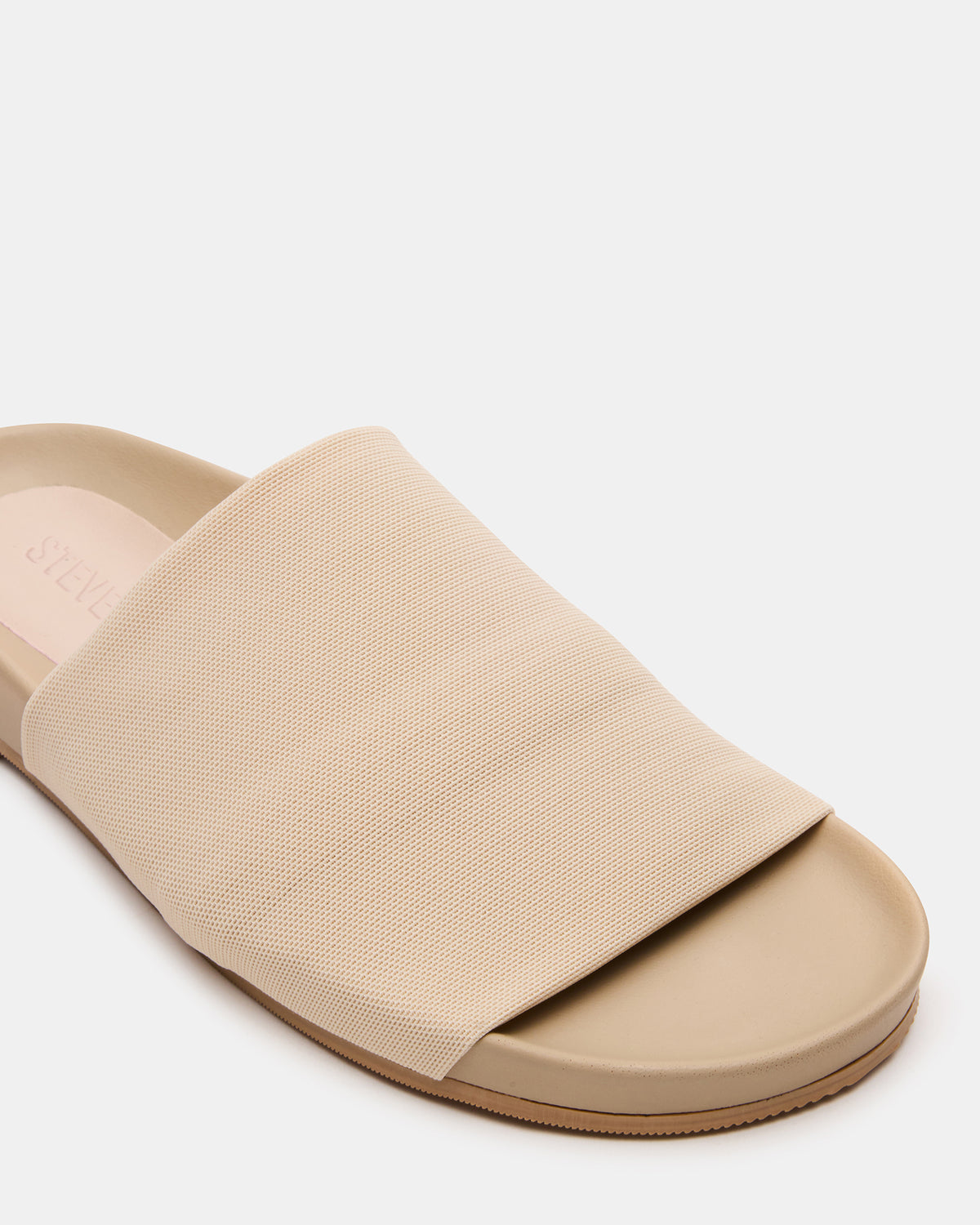 SANSA Tan Flatform Footbed Slide Women's Sandal | Steve Madden online