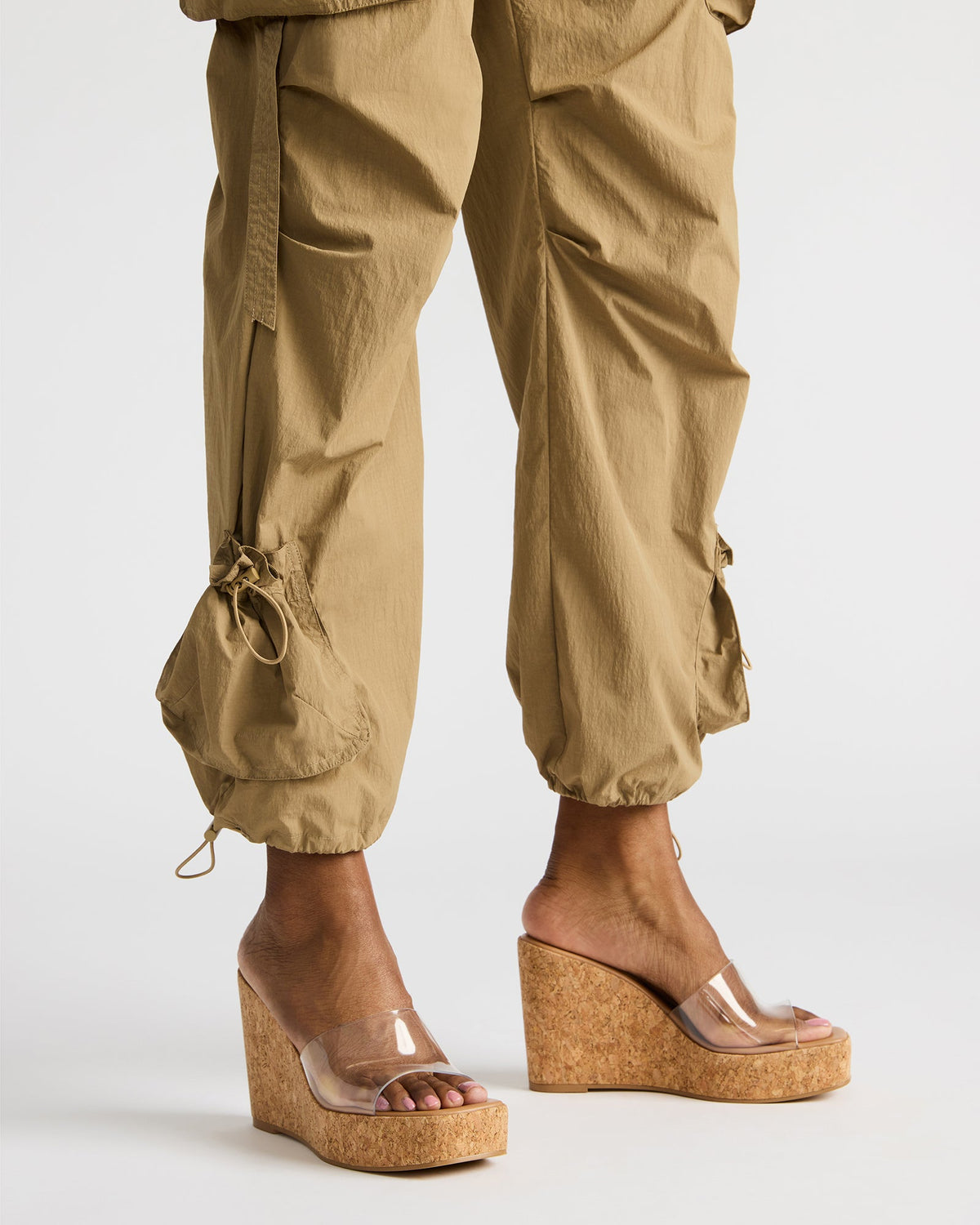 CAYMAN Clear Platform Square-Toe Wedge Women's Sandal | Steve Madden near me