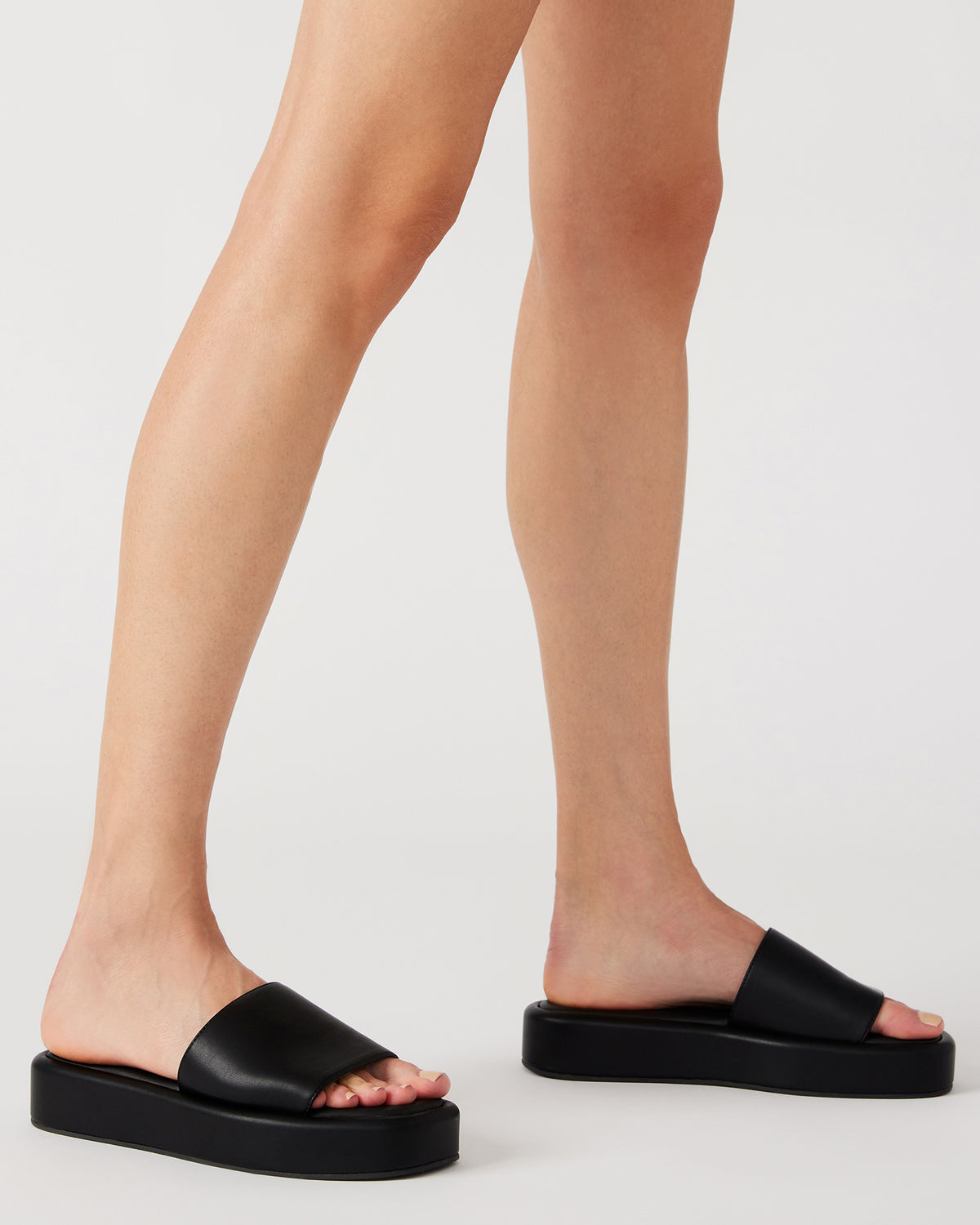 BEACHY Woven Cream Multi Platform Slide Women's Sandal | Steve Madden near me