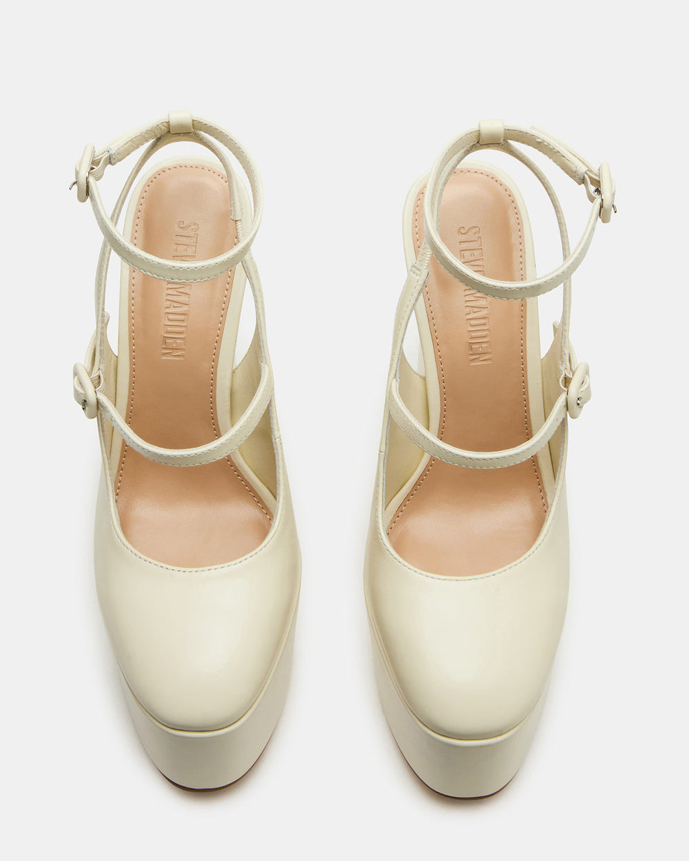 SCOTLYN Bone Leather Women's Platform Block Heel | Steve Madden discount