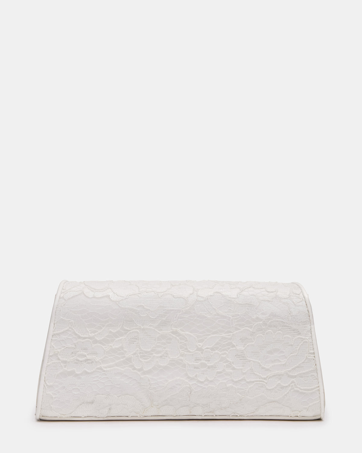 AVANT Bag White Lace French Binding Trapezoid Crossbody Clutch Handbag | Steve Madden outlet