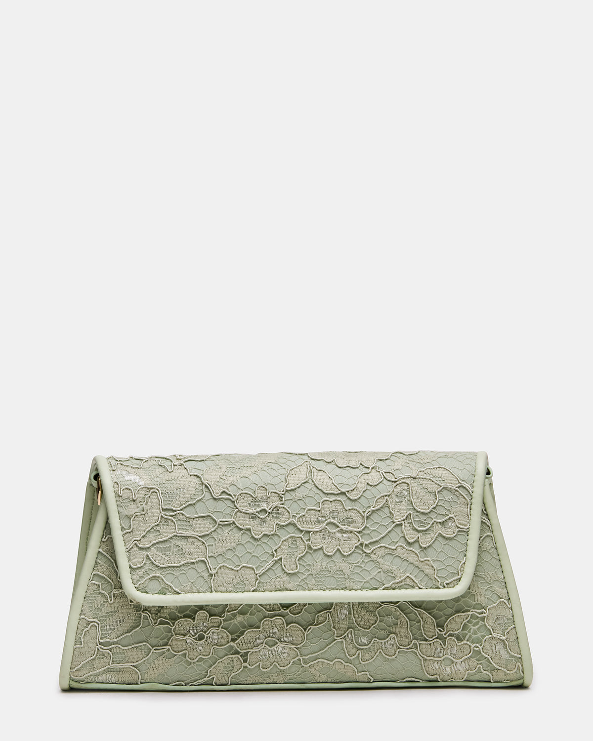 AVANT Bag Pistachio French Binding Trapezoid Crossbody Clutch Handbag | Steve Madden Sale