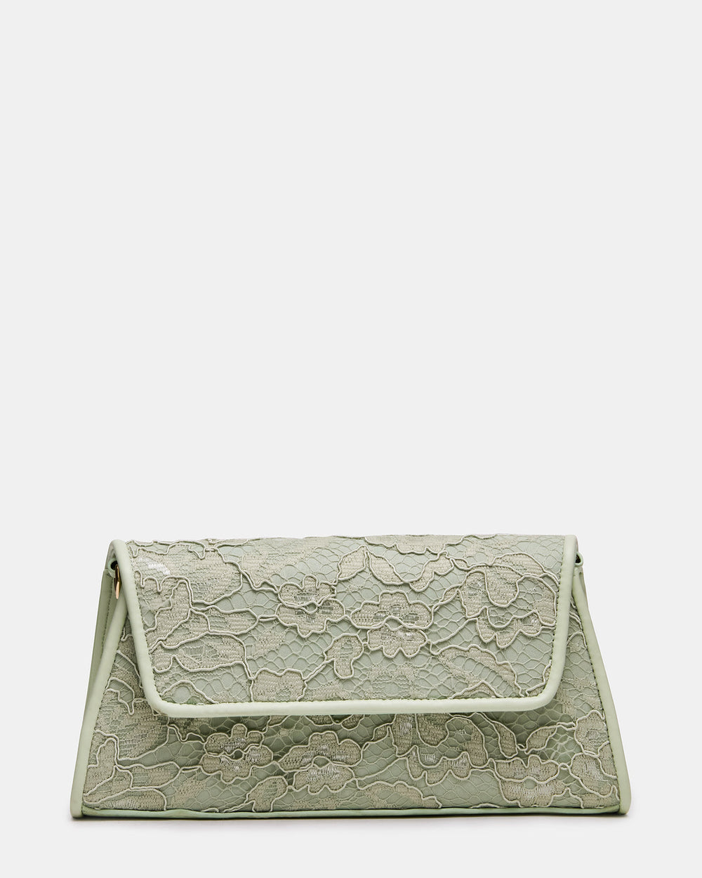 AVANT Bag Pistachio French Binding Trapezoid Crossbody Clutch Handbag | Steve Madden Sale