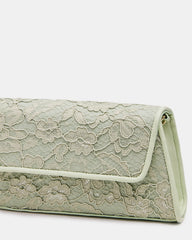 AVANT Bag Pistachio French Binding Trapezoid Crossbody Clutch Handbag | Steve Madden Sale