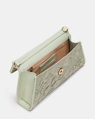 AVANT Bag Pistachio French Binding Trapezoid Crossbody Clutch Handbag | Steve Madden Sale
