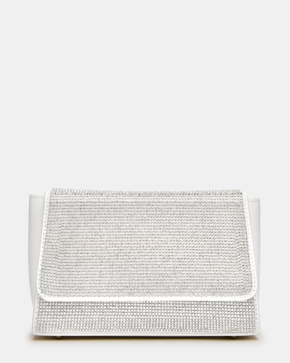 EVELINA Bag Rhinestones Angular Rhinestone Embellished Crossbody Mini Clutch Handbag | Steve Madden discount