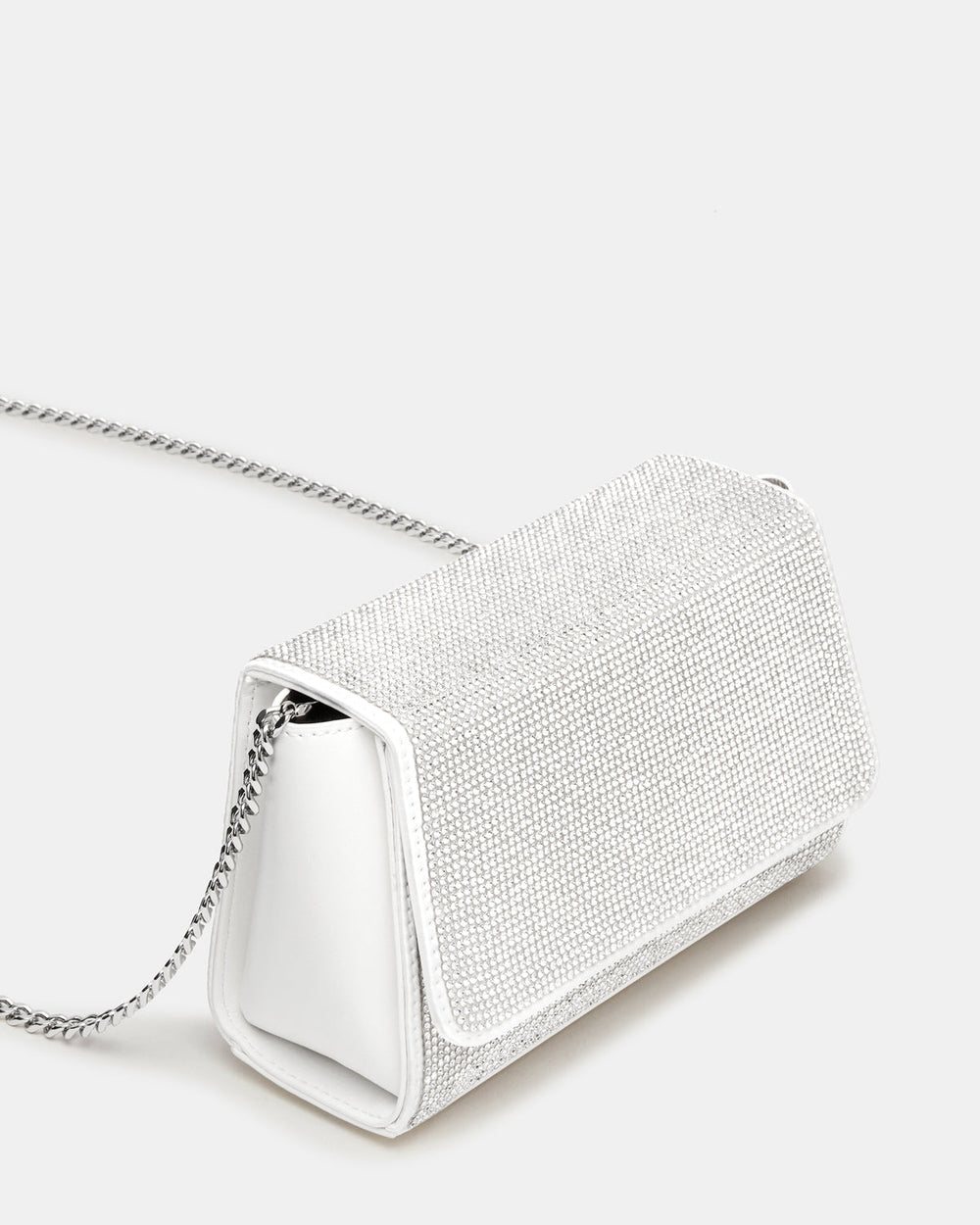 EVELINA Bag Rhinestones Angular Rhinestone Embellished Crossbody Mini Clutch Handbag | Steve Madden discount