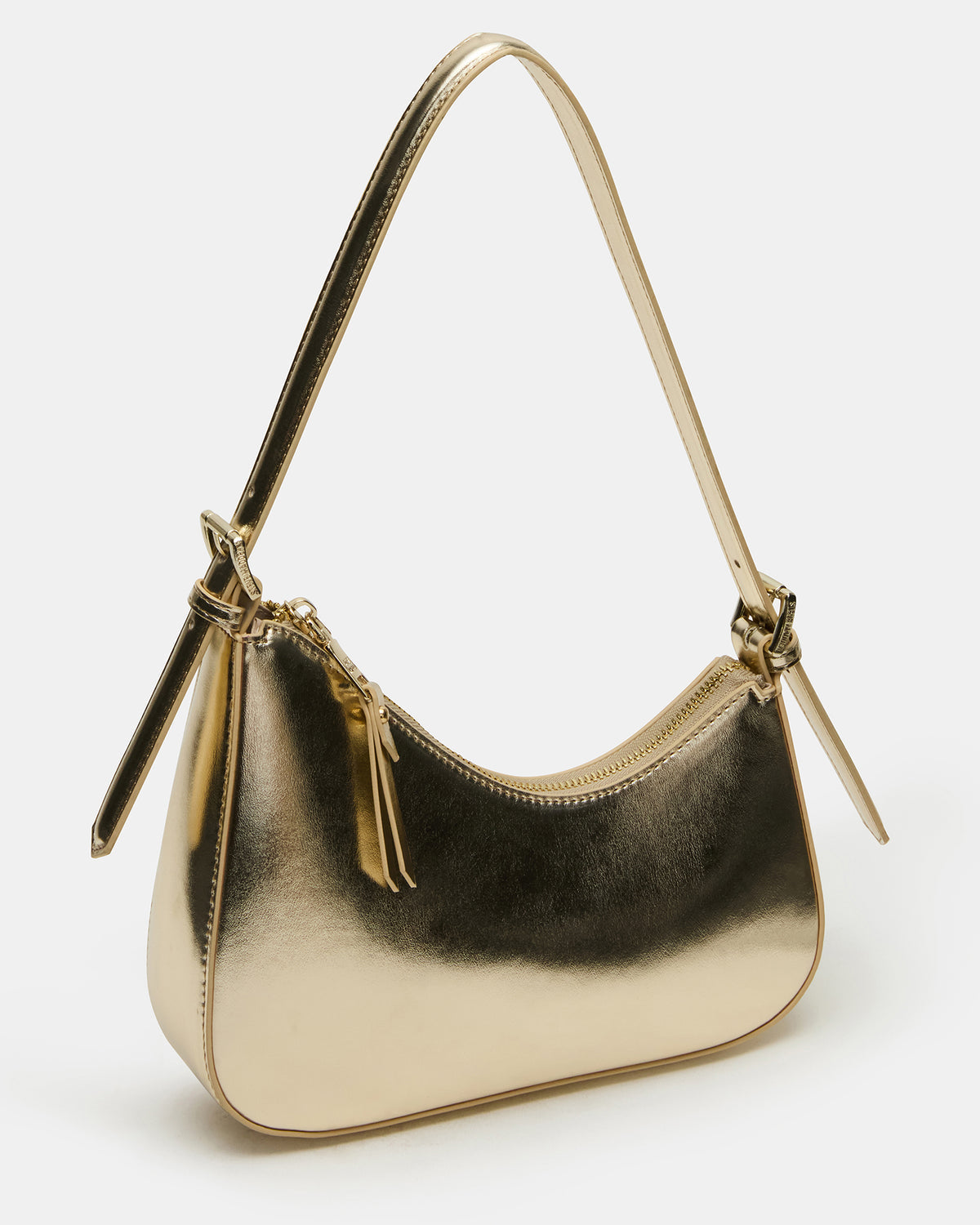 SMITH Bag Gold Asymmetric Shoulder Handbag | Steve Madden on Sale