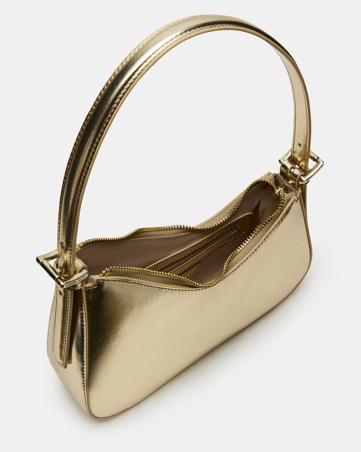 SMITH Bag Gold Asymmetric Shoulder Handbag | Steve Madden on Sale