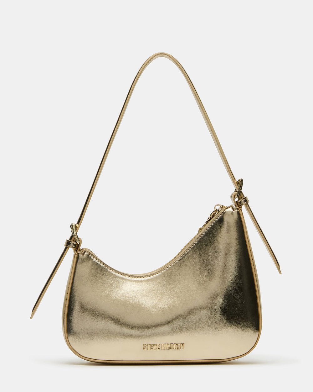 SMITH Bag Gold Asymmetric Shoulder Handbag | Steve Madden on Sale