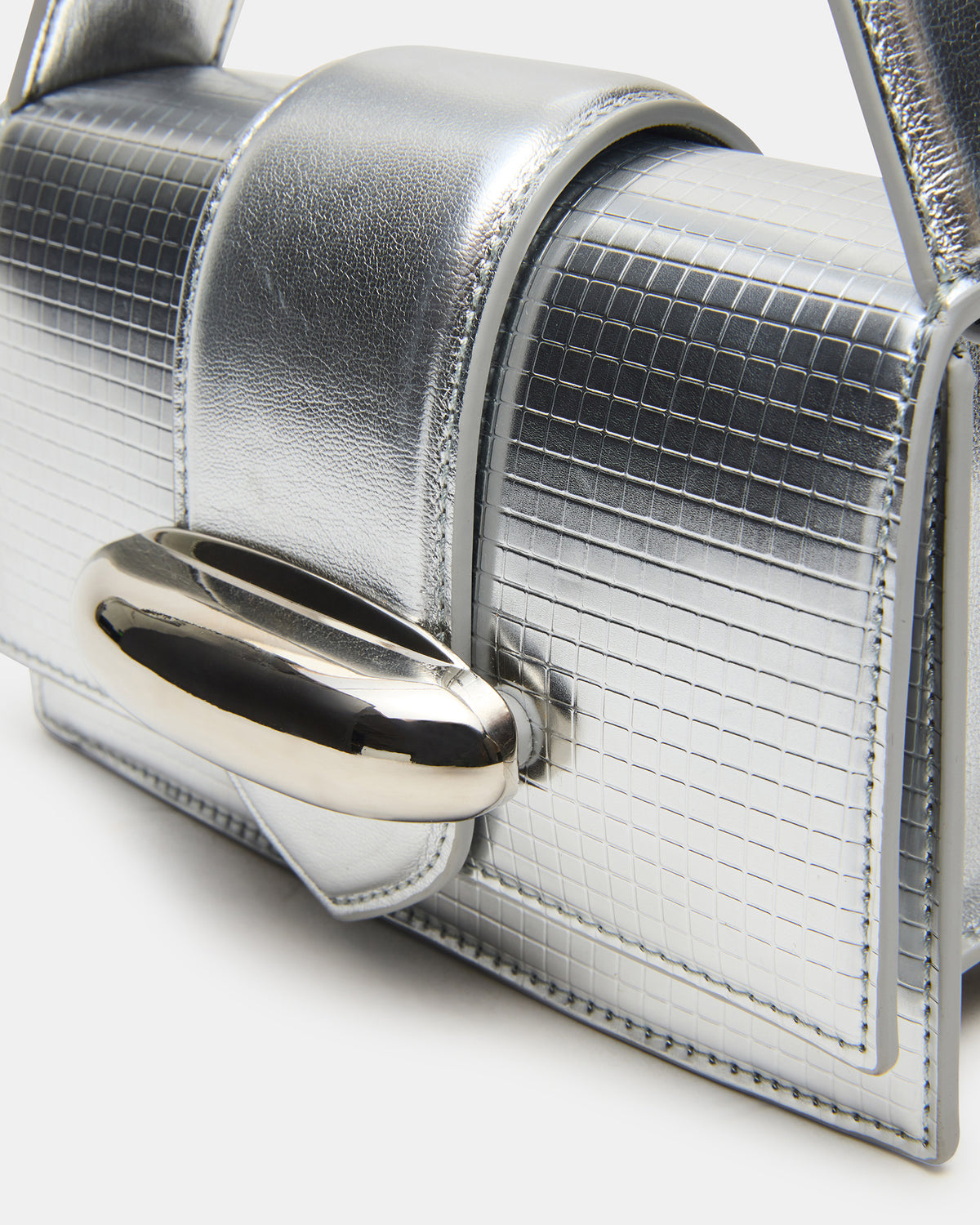 MISHELL Bag Silver Disco Top-Handle Mini Handbag | Steve Madden near me