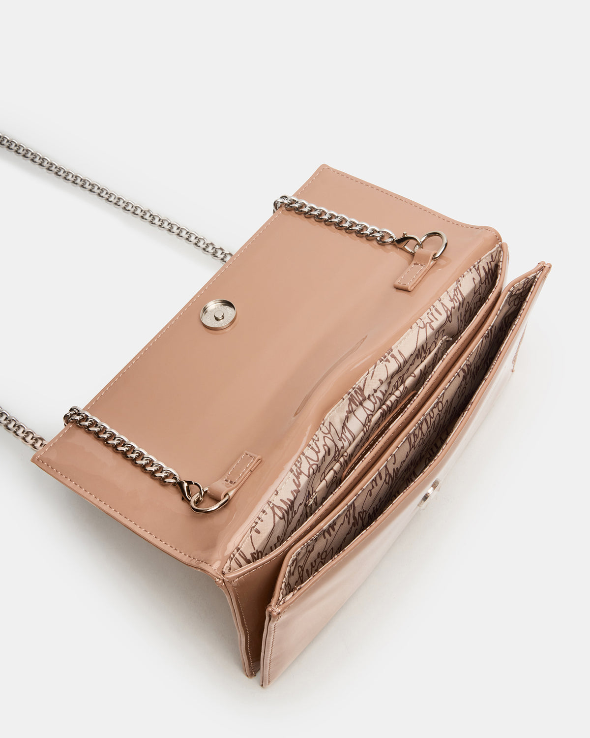 JULIANA Bag Blush Patent Crossbody Clutch Handbag | Steve Madden online