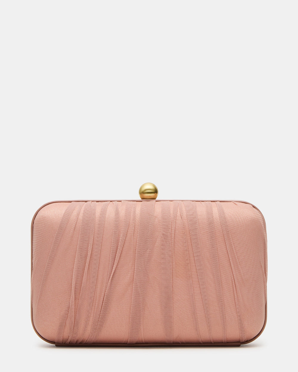 ELEGANT Bag Mocha Soft Frame Metal Mesh Crossbody Clutch Handbag | Steve Madden US