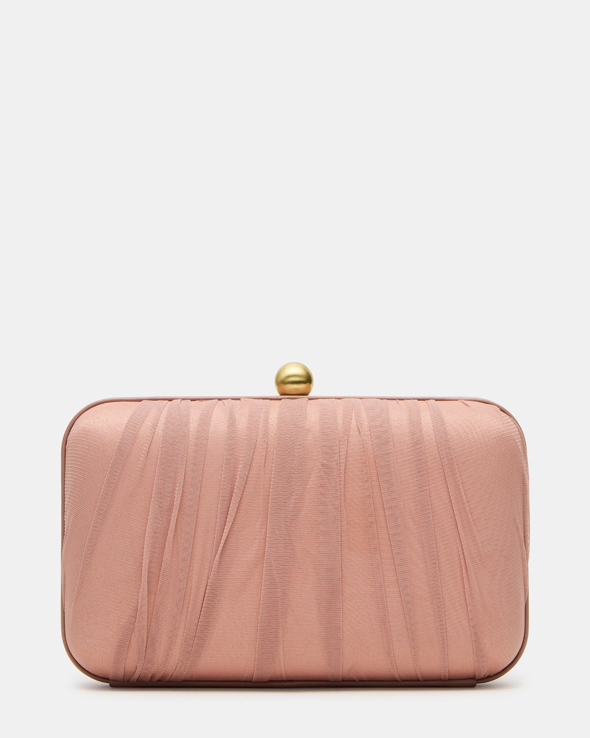ELEGANT Bag Mocha Soft Frame Metal Mesh Crossbody Clutch Handbag | Steve Madden US