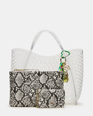 SUMMER Bag Clear Caged Jelly Top-Handle Tote Handbag | Steve Madden Sale