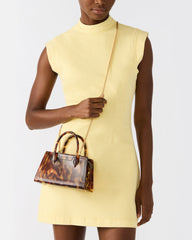 PEACH Jelly Bag Tortoise Mini Crossbody Top-Handle Handbag | Steve Madden online