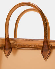 PEACH Jelly Bag Tan Mini Crossbody Top-Handle Handbag | Steve Madden US