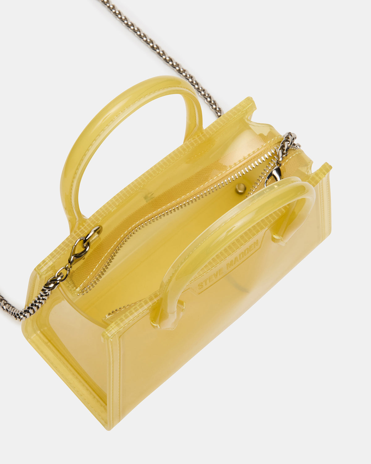PEACH Jelly Bag Yellow Mini Crossbody Top-Handle Handbag | Steve Madden outlet
