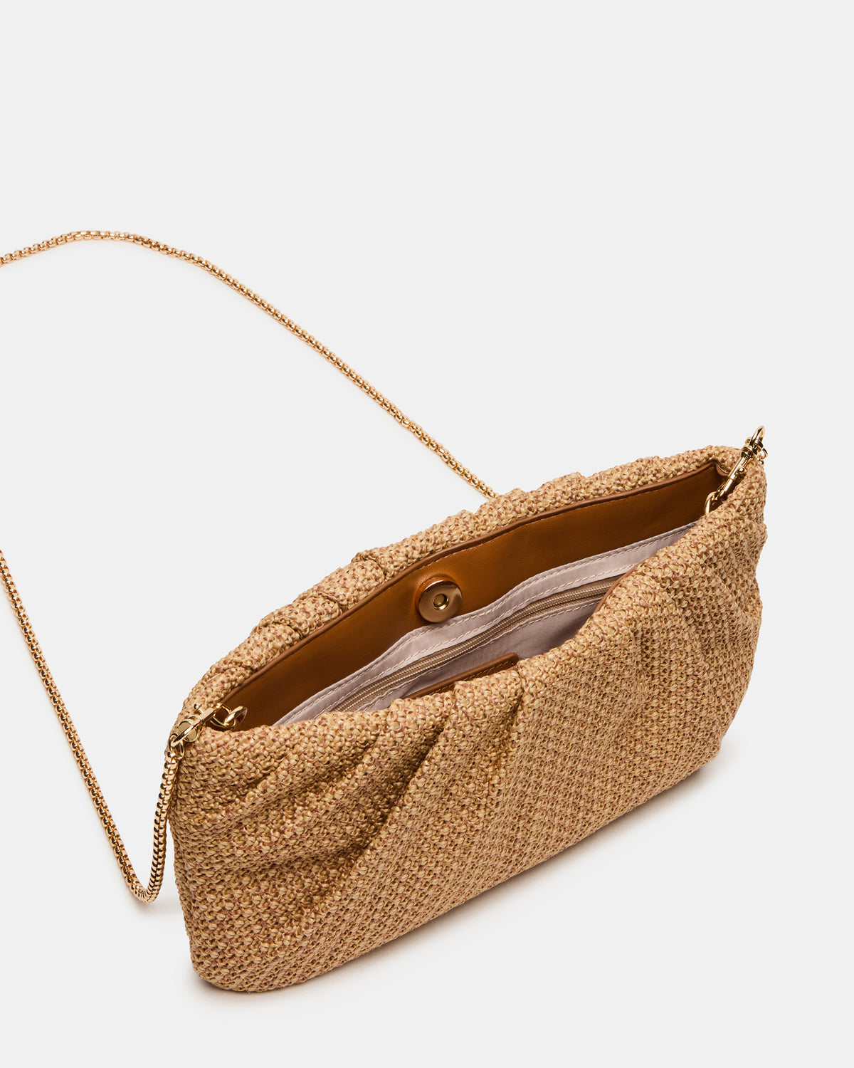 PALOMAA Bag Natural Straw Clutch Crossbody Handbag | Steve Madden near me