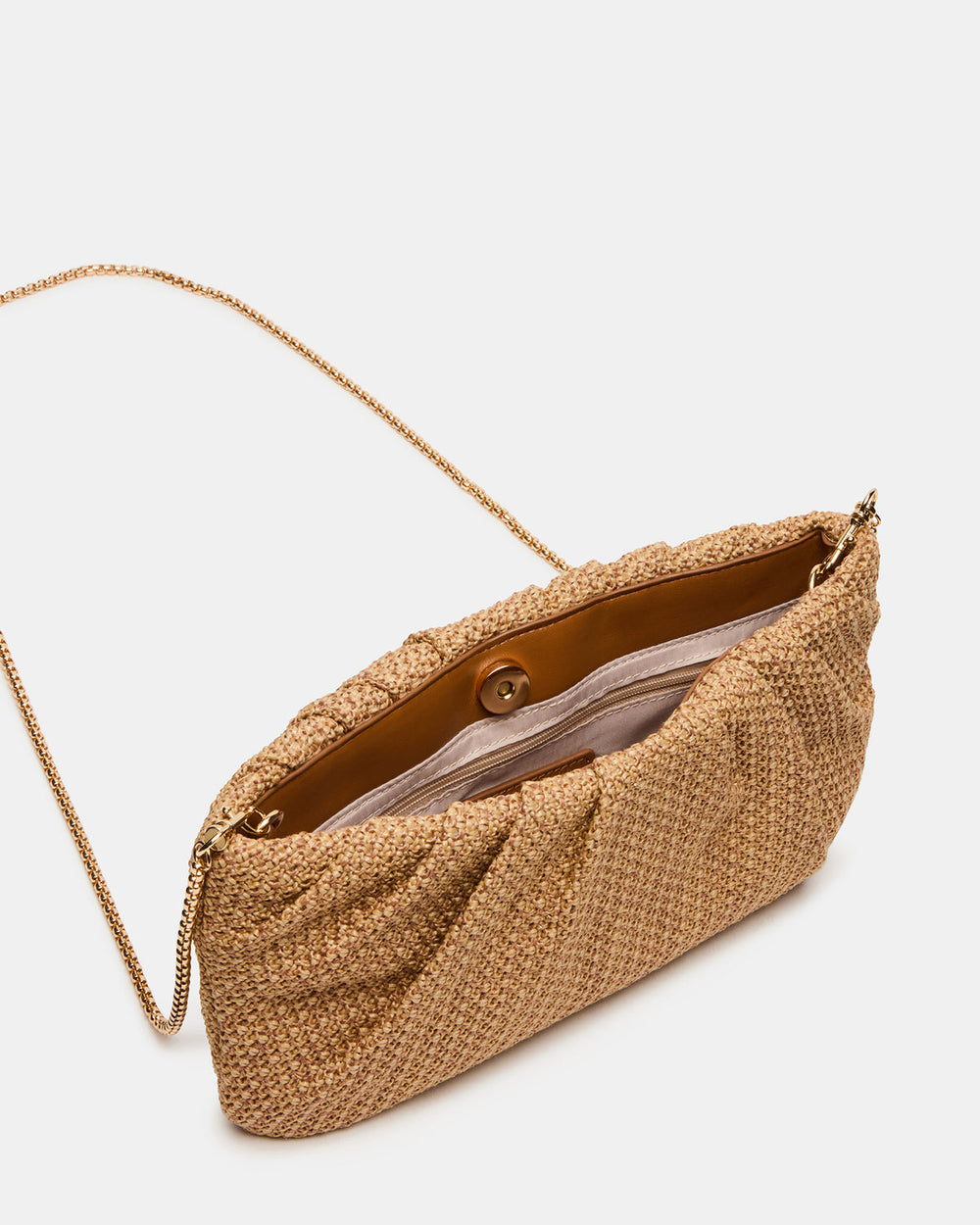 PALOMAA Bag Natural Straw Clutch Crossbody Handbag | Steve Madden near me